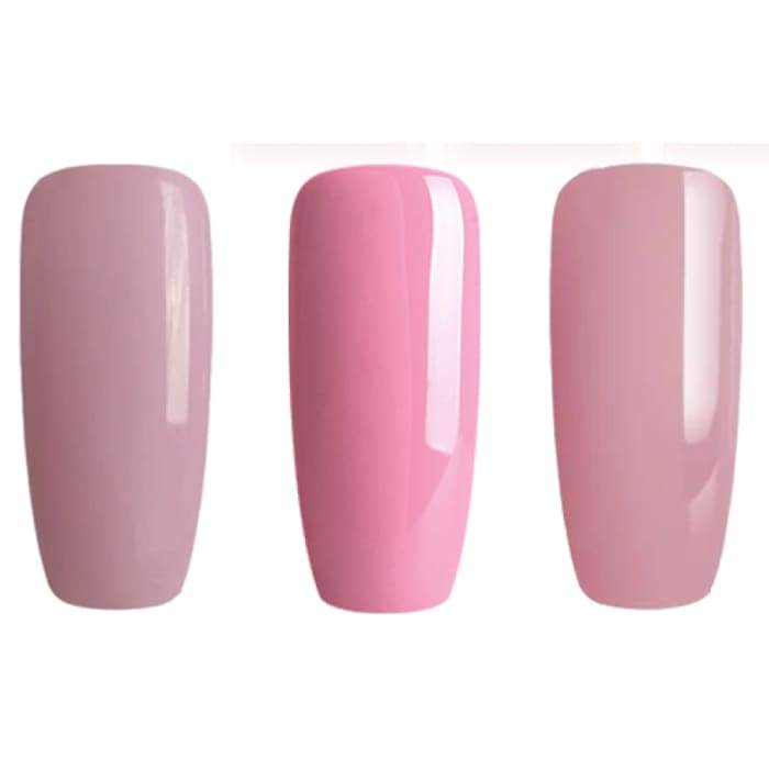 Minis gel nail polish set from Bluesky NUDE PINKS